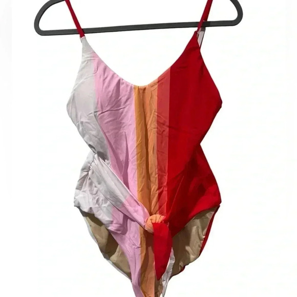 NWT Colorblock Swimsuit - L - Picture 2 of 3